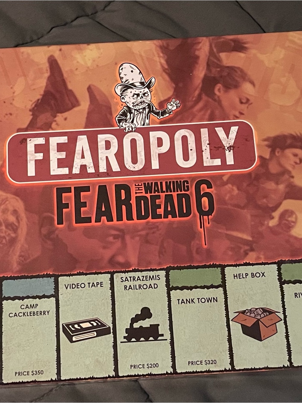 New Fearopoly - never played. Monopoly game.